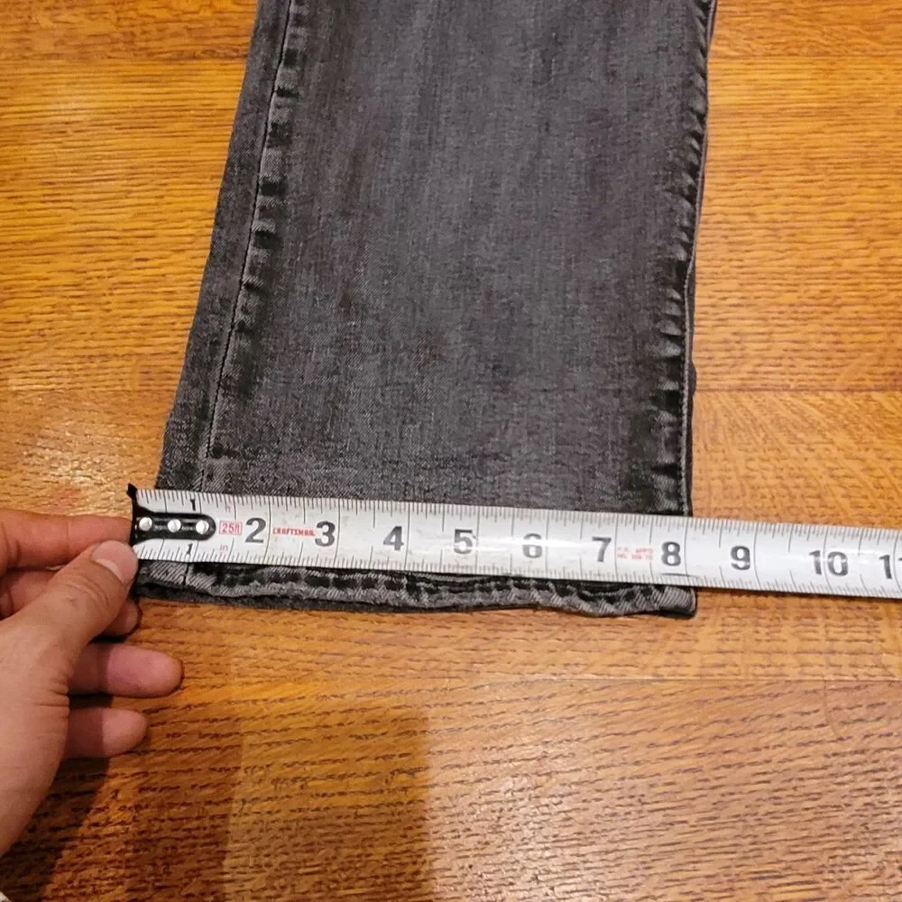 Levi's 502 Premium Black Jeans 40x32 Stretch Lyocell